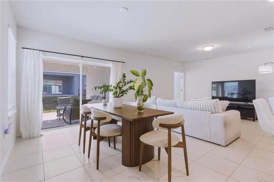Furnished interior view inside a new home in , Davenport (Image 10).
