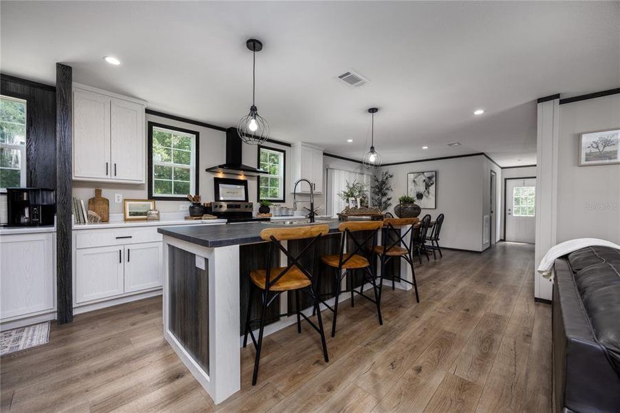 Furnished interior view inside a new home in , Fort White (Image 10).