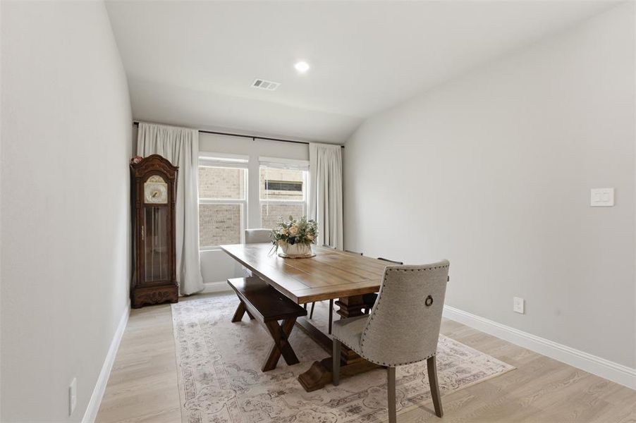 Furnished interior view inside a new home in Tesoro at Chisholm Trail Ranch, Crowley (Image 16).