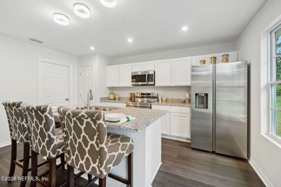 Furnished interior view inside a new home in , Baldwin (Image 8).