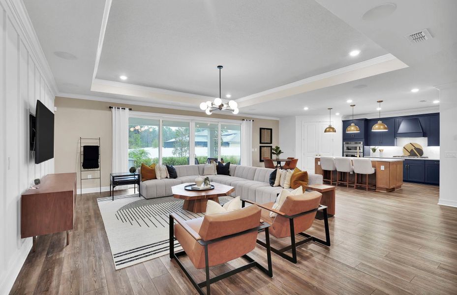 Representative furnished interior of a home built from the Easley by Pulte Homes in The Preserve at Bannon Lakes, St. Augustine (Image 8). Representative furnished interior of a home built from the Easley by Pulte Homes in The Preserve at Bannon Lakes, St. Augustine (Image 8).