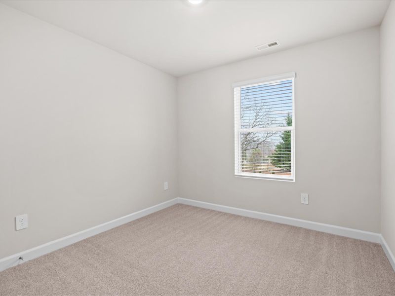 Spacious, unfurnished interior of a new home in Crossing at Abner Creek Townes, Greer (Image 17). Spacious, unfurnished interior of a new home in Crossing at Abner Creek Townes, Greer (Image 17).