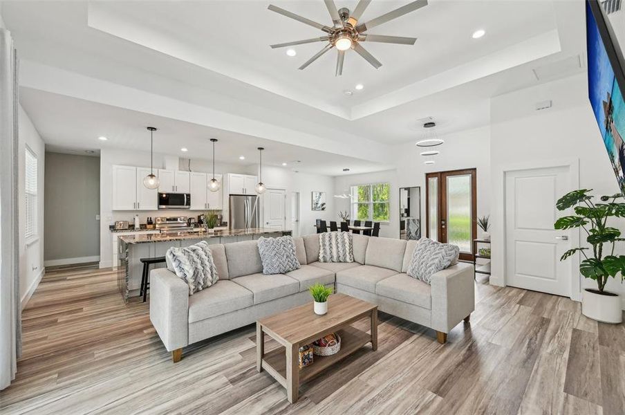 Furnished interior view inside a new home in , North Port (Image 8). Furnished interior view inside a new home in , North Port (Image 8).