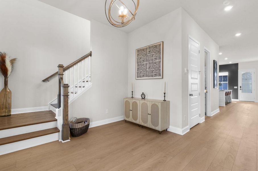 Furnished interior view inside a new home in Heron's Walk at Summers Corner, Summerville (Image 27).