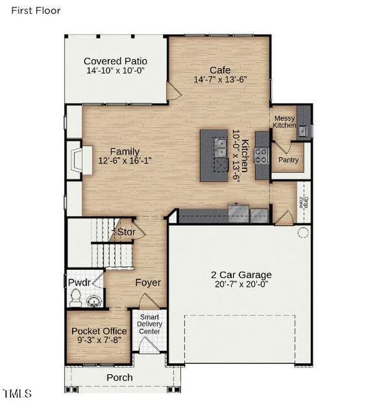 First Floor Rendering