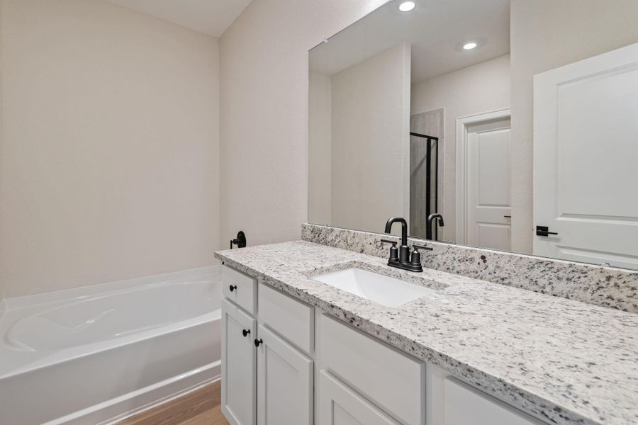 Furnished interior view inside a new home in Emberly, Beasley (Image 10).