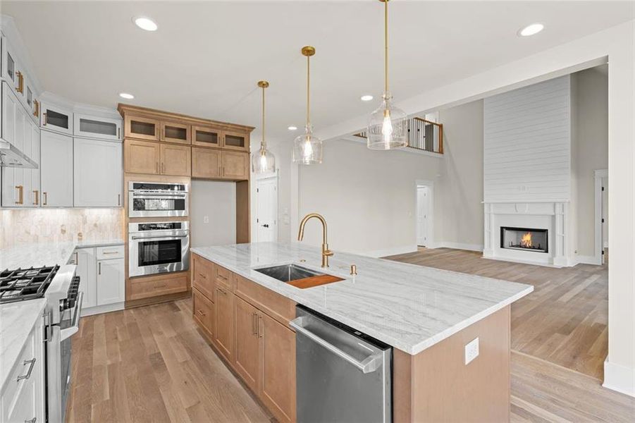 Furnished interior view inside a new home in , Dawsonville (Image 6).