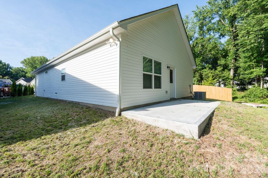 Exterior details and patio area of a home in Northway at Echo Glen, Charlotte (Image 3).