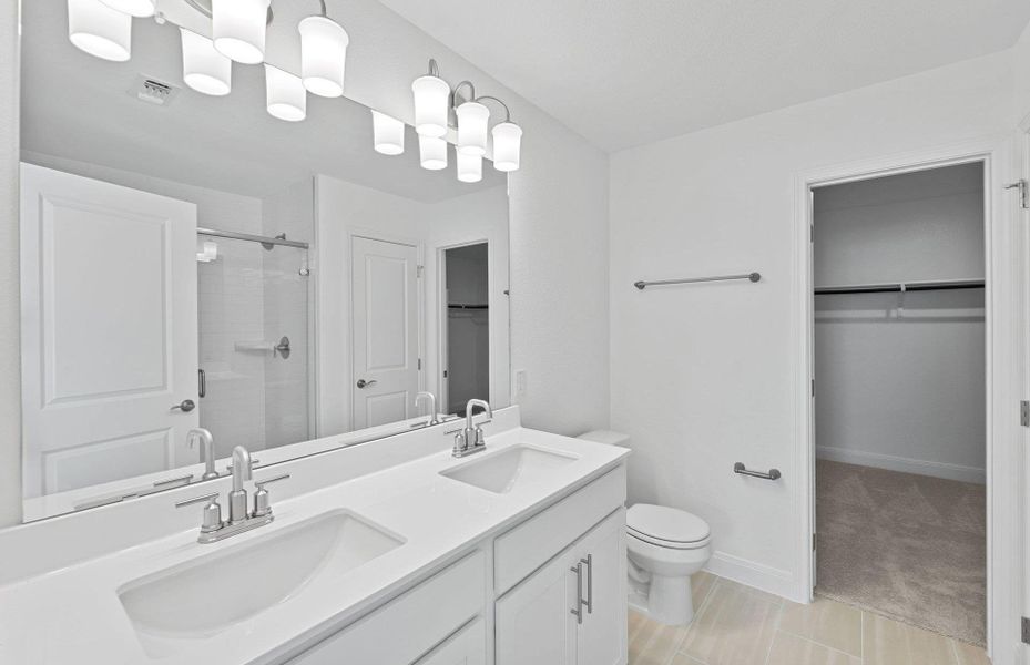 Furnished interior view inside a new home in Patterson Ranch, Georgetown (Image 8).