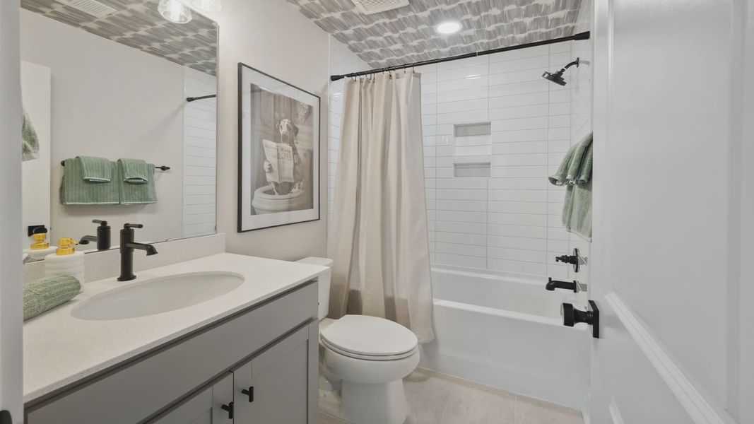 Furnished interior view inside a new home in Creekside at Andrews, Summerville (Image 24).