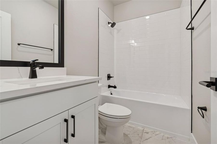 Furnished interior view inside a new home in Emerald Landing at Waterside at Lakewood Ranch – Towns, Sarasota (Image 14).