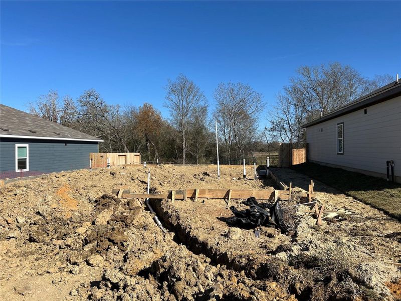 Site preparation for new homesites in Reveille Estates, Bryan (Image 4).