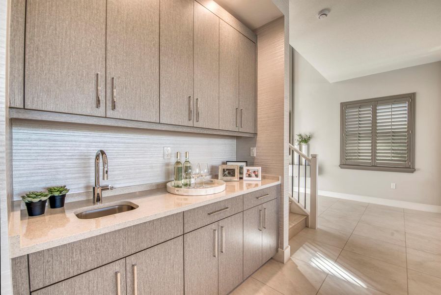 Furnished interior view inside a new home in Apex at Avenir, Palm Beach Gardens (Image 20).