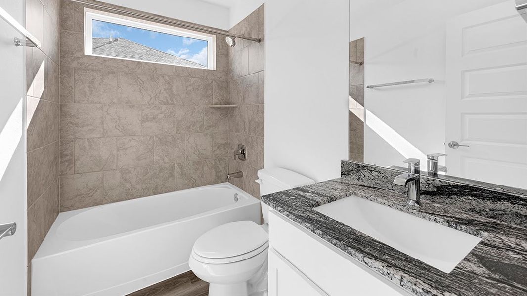 Furnished interior view inside a new home in Westland Ranch 60' Homesites, League City (Image 15).