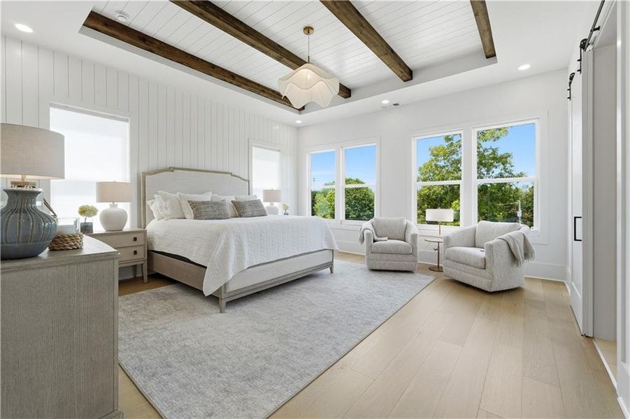 Furnished interior view inside a new home in Echo at Crabapple, Milton (Image 46).