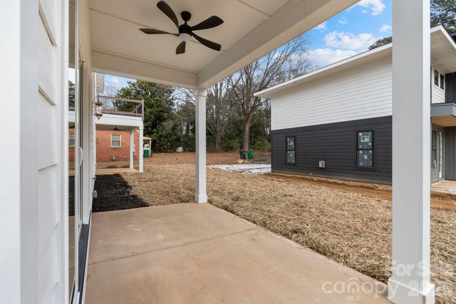 Exterior details and patio area of a home in , Charlotte (Image 27).
