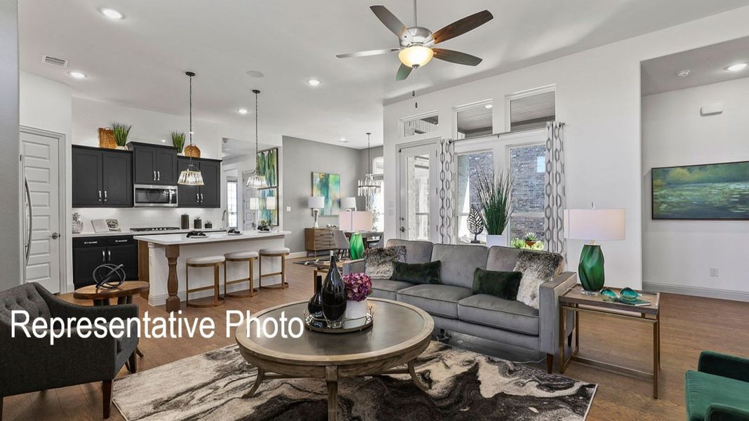 Furnished interior view inside a new home in Solterra Texas, Mesquite (Image 5).