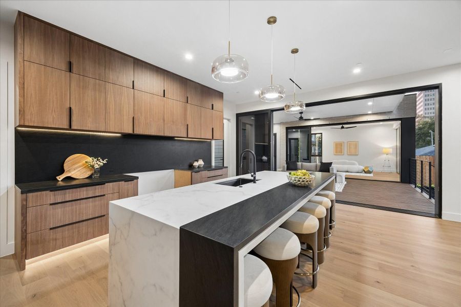 Furnished interior view inside a new home in , Bellaire (Image 5).