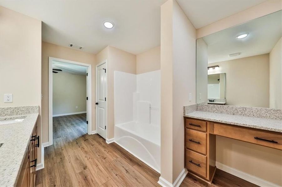 Furnished interior view inside a new home in , Rockmart (Image 10).