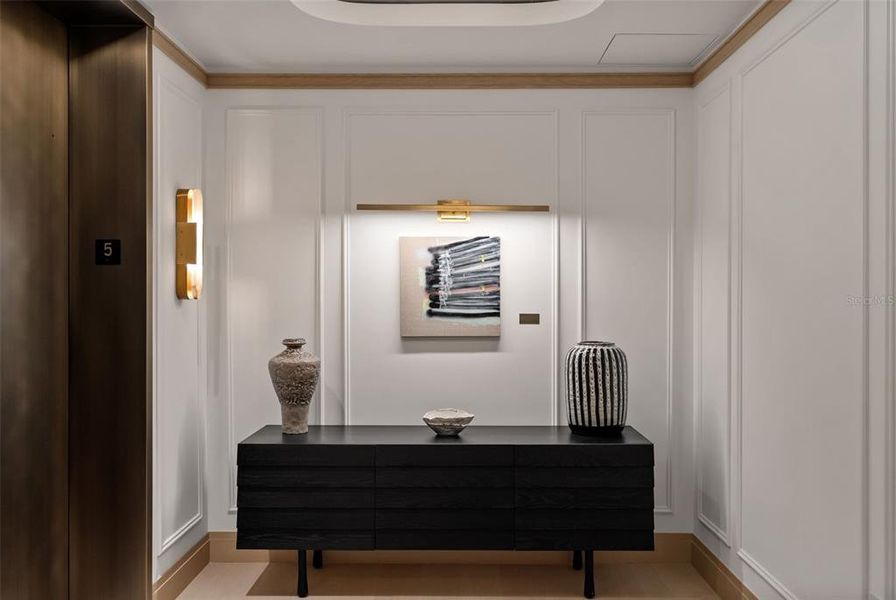 Furnished interior view inside a new home in , Tampa (Image 55). Furnished interior view inside a new home in , Tampa (Image 55).