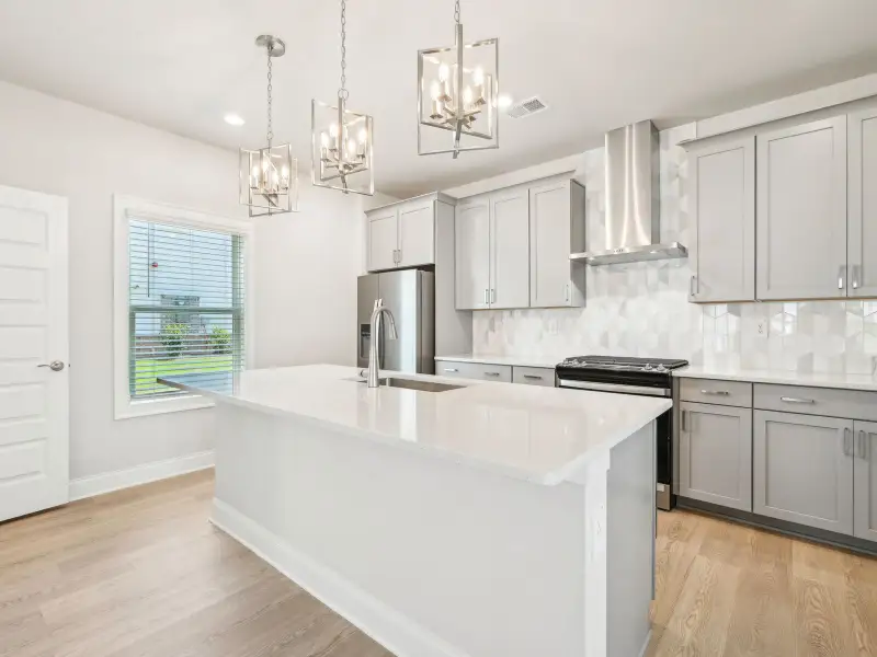 Kitchen in the Oleander floorplan at a Meritage Homes community in Atlanta, GA.
