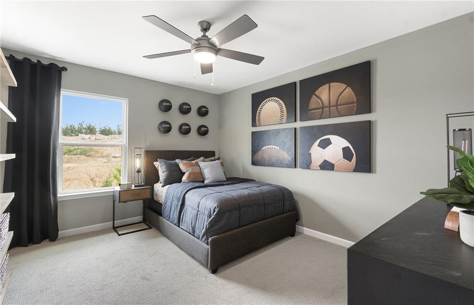 Furnished interior view inside a new home in Sierra Creek, Hoschton (Image 7).