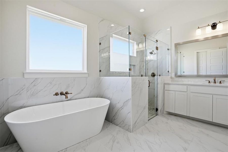 Furnished interior view inside a new home in Aledo Heights - Aledo ISD, Aledo (Image 12).