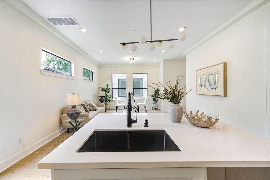 Furnished interior view inside a new home in , Houston (Image 5).