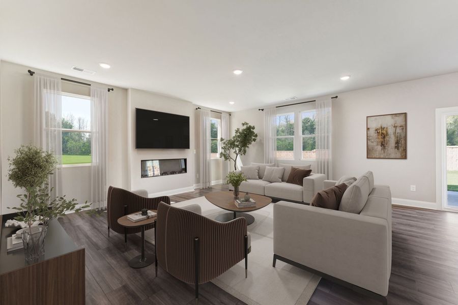 Representative furnished interior of a home built from the The Kershaw by Stanley Martin Homes in Williams Grove, Apex (Image 8).