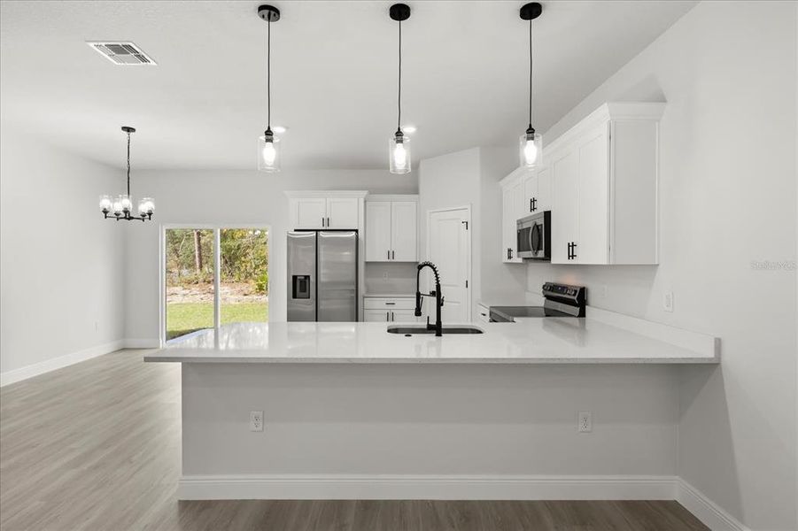 Furnished interior view inside a new home in , Citrus Springs (Image 6). Furnished interior view inside a new home in , Citrus Springs (Image 6).