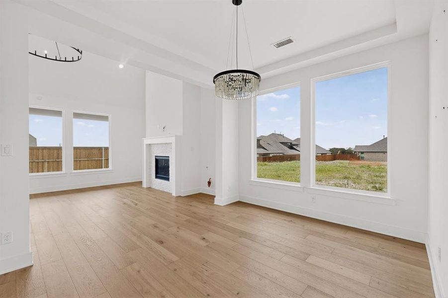 Spacious, unfurnished interior of a new home in The Homestead - 62', Rockwall (Image 27). Spacious, unfurnished interior of a new home in The Homestead - 62', Rockwall (Image 27).