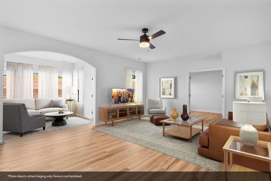 Furnished interior view inside a new home in Brooke Hill, Lewisville (Image 7).