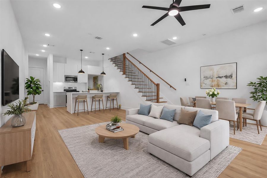 From the 2 car garage entry or the Front Door you will love the spacious light and bright living space.Virtually staged From the 2 car garage entry or the Front Door you will love the spacious light and bright living space.Virtually staged