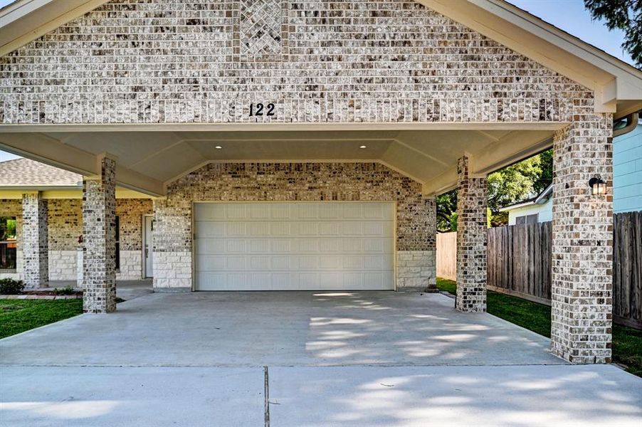 Tall and Wide Carport