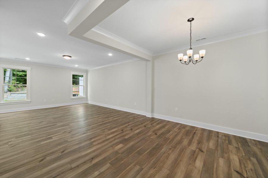 Spacious, unfurnished interior of a new home in Harbor Crossing, Greensboro (Image 12).