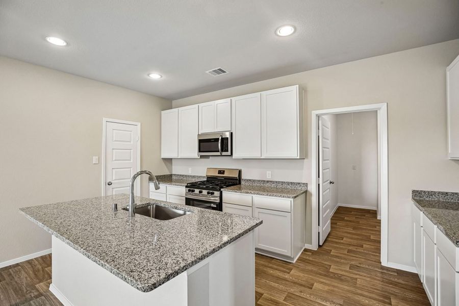 Representative furnished interior of a home built from the Legacy Hills 1754 by Brohn Homes in Legacy Hills, Mico (Image 5).