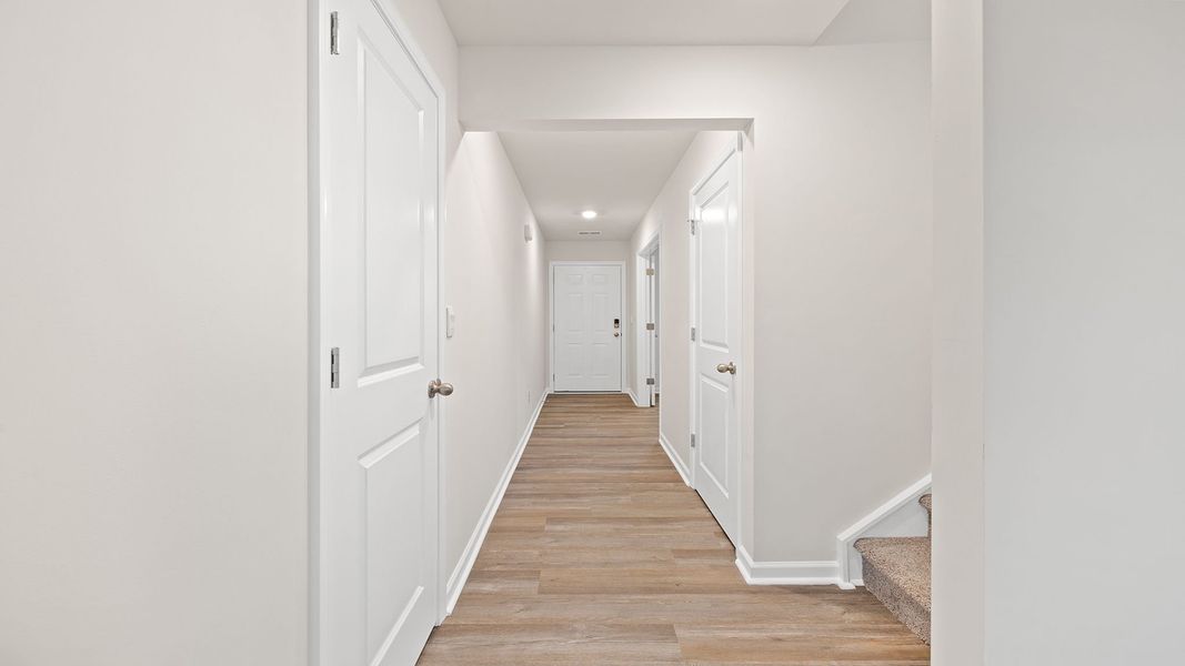 Spacious, unfurnished interior of a new home in Bentley Park, Greenwood (Image 17). Spacious, unfurnished interior of a new home in Bentley Park, Greenwood (Image 17).