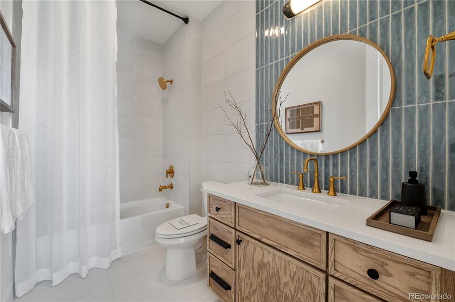 Furnished interior view inside a new home in , Parker (Image 26).