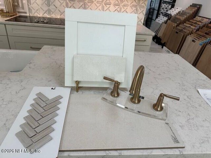 Sample of building materials used in homes in Seabrook Village at Nocatee, Ponte Vedra (Image 4).