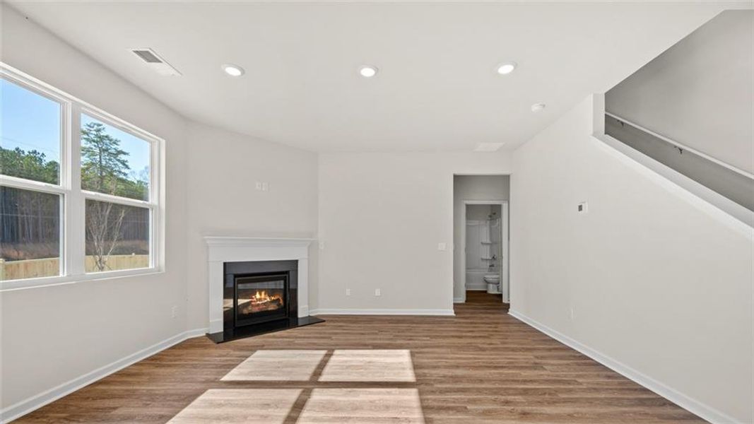 Spacious, unfurnished interior of a new home in Champion's Run, Lithonia (Image 23). Spacious, unfurnished interior of a new home in Champion's Run, Lithonia (Image 23).