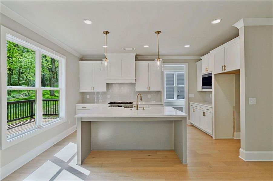 Furnished interior view inside a new home in , Atlanta (Image 13).