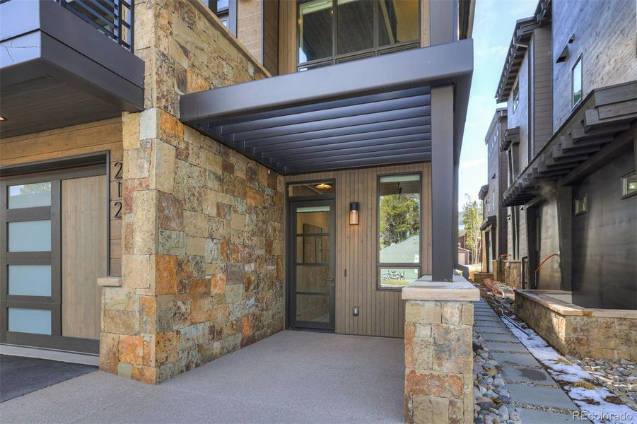 Exterior details and patio area of a home in , Frisco (Image 20).