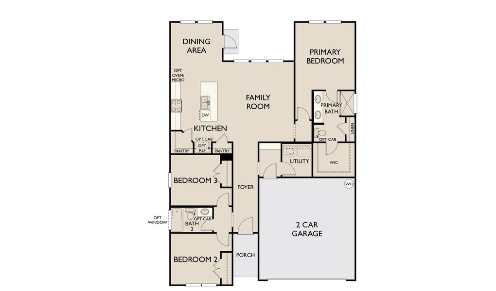 2D floor plan layout for the Carter by Ashton Woods in Nopal Valley, San Antonio, TX (Image 3). 2D floor plan layout for the Carter by Ashton Woods in Nopal Valley, San Antonio, TX (Image 3).