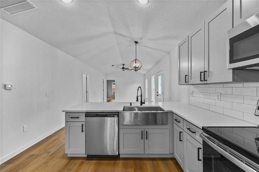 Furnished interior view inside a new home in , Eustis (Image 8).