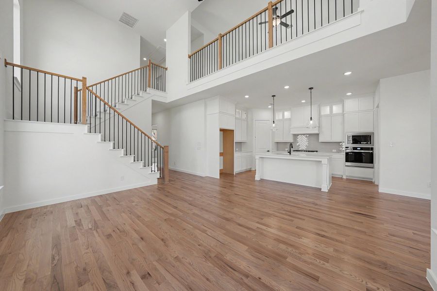 Spacious, unfurnished interior of a new home in Light Farms Brenham - 40' Lots, Celina (Image 19).