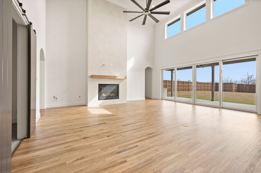 Spacious, unfurnished interior of a new home in NorthGlen, Haslet (Image 34). Spacious, unfurnished interior of a new home in NorthGlen, Haslet (Image 34).