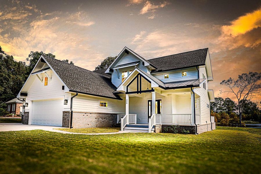 Front exterior of a new home in , Manning, SC, highlighting curb appeal (Image 2).