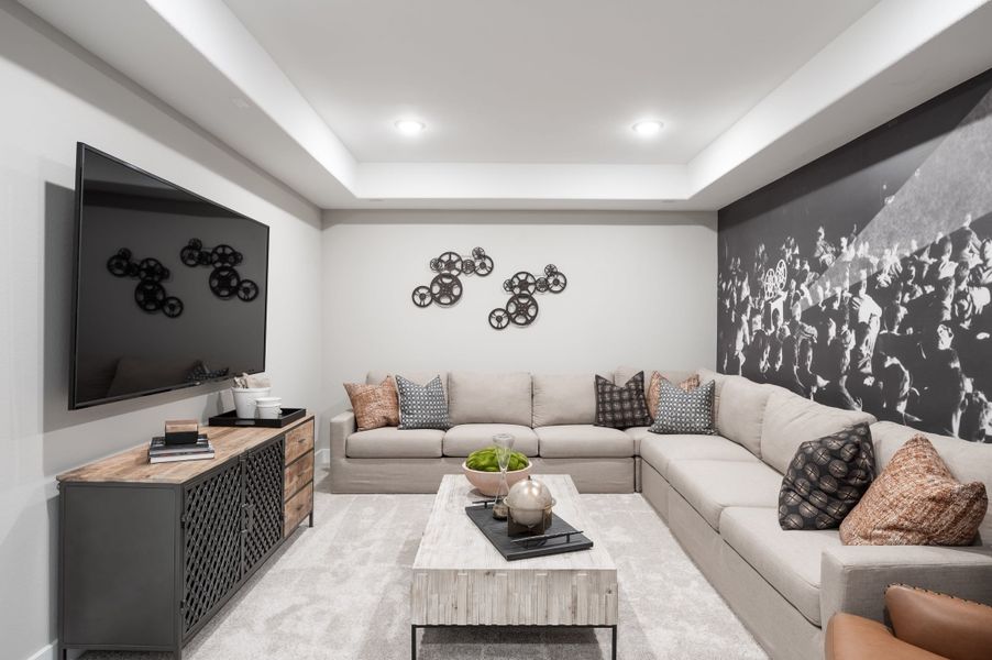 Representative furnished interior of a home built from the Fulbright by Tri Pointe Homes in Pecan Ridge, Fulshear (Image 12). Representative furnished interior of a home built from the Fulbright by Tri Pointe Homes in Pecan Ridge, Fulshear (Image 12).