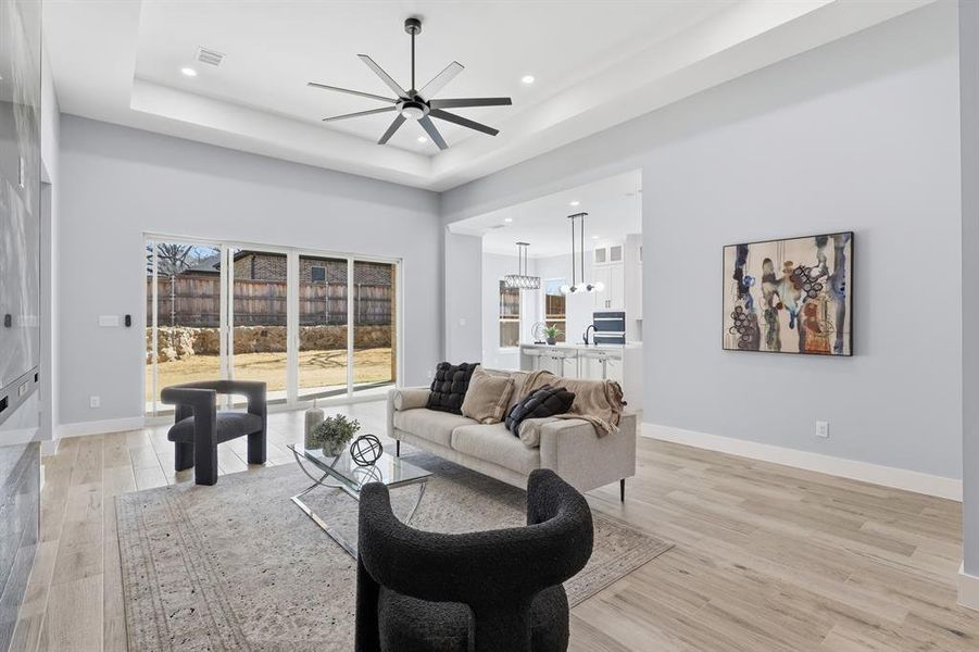 Furnished interior view inside a new home in , Arlington (Image 6).