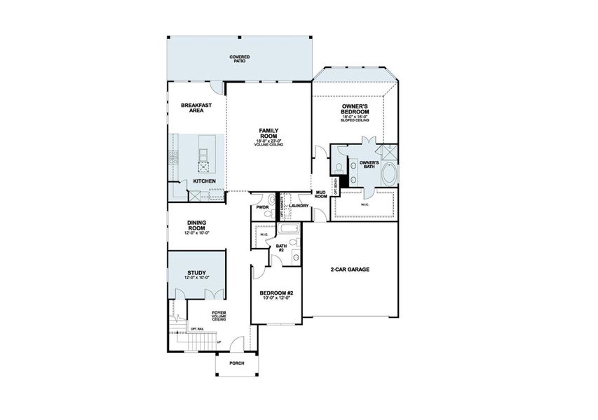 2D floor plan layout of this home in Barksdale, Leander, TX (Image 2). 2D floor plan layout of this home in Barksdale, Leander, TX (Image 2).